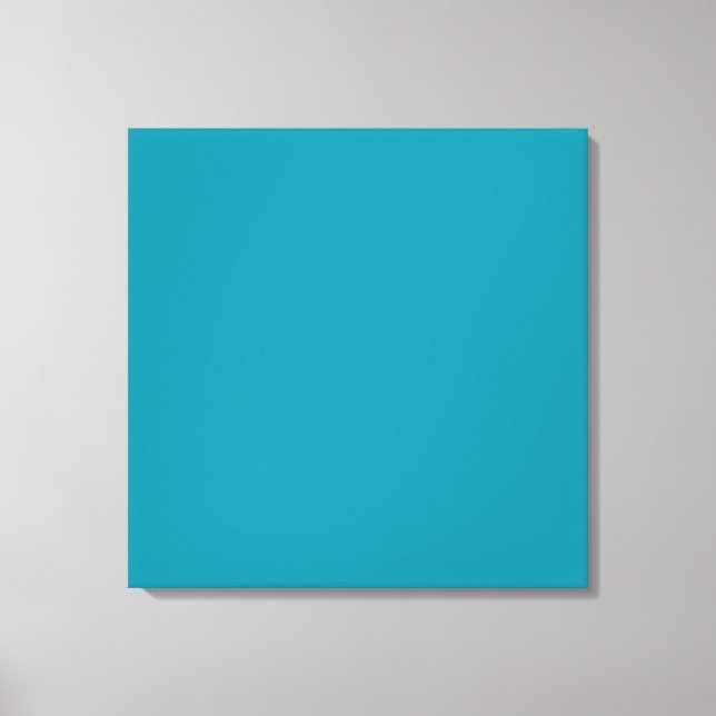 Hawaii Blue Personlig Aqua Teal Background Canvastryck (Framsida)