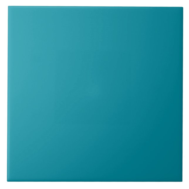 Hawaii Blue Personlig Aqua Teal Background Kakelplatta (Framsidan)