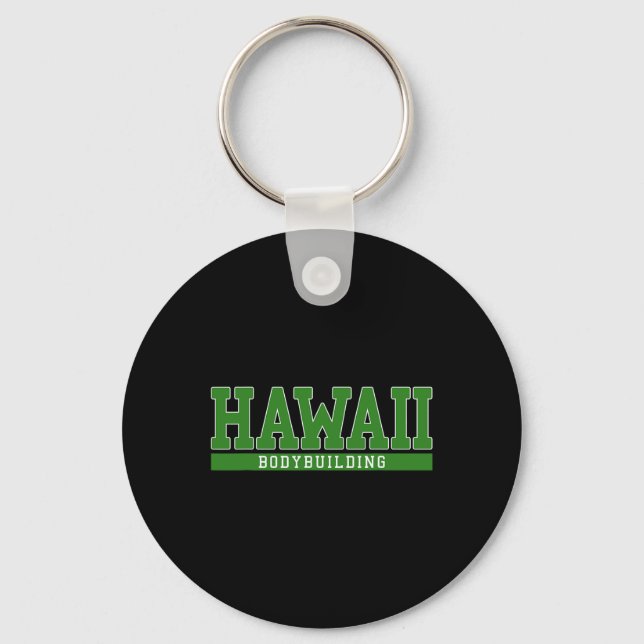 Hawaii Bodybuilding Nyckelring (Framsida)