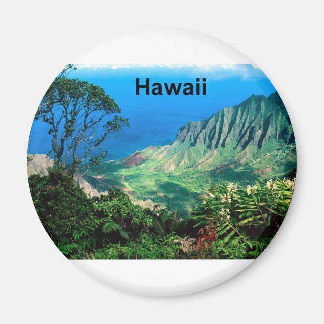 Hawaii Breezes Kalalau Valley Kauai (St.K.) Magnet (Framsidan)