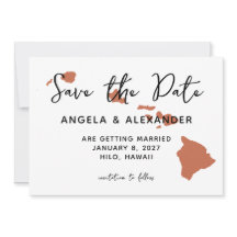 Hawaii Bröllop Terracotta