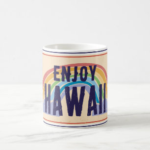 HAWAII CAR PLATE ENJOY HAWAII KAFFEMUGG
