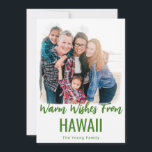 HAWAII CHRISTMAS CARDS BEACH PHOTO CHRISTMAS CARDS JULKORT<br><div class="desc">Vill du ha ett familjefoto från Hawaiiis julkort som är varmt och tropiskt? Skicka personlig varmt önskemål på det här strandfotojulkortet från ställe med den här fantastisk painterlyeffekten. Du kan anpassa platsen, oavsett om det är en stad, stat eller favoritstrand! Den här designen fungerar från Florida till Hawaii, Kalifornien till...</div>