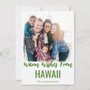HAWAII CHRISTMAS CARDS BEACH PHOTO CHRISTMAS CARDS JULKORT