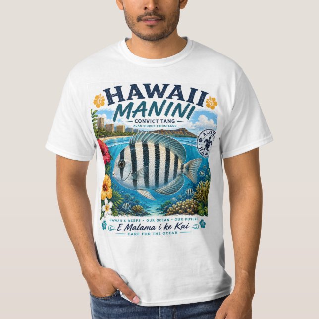 Hawaii Convict tangs T Shirt (Framsida)