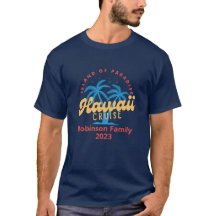 Hawaii Cruise Family Vacation Anpassade T-Shirt