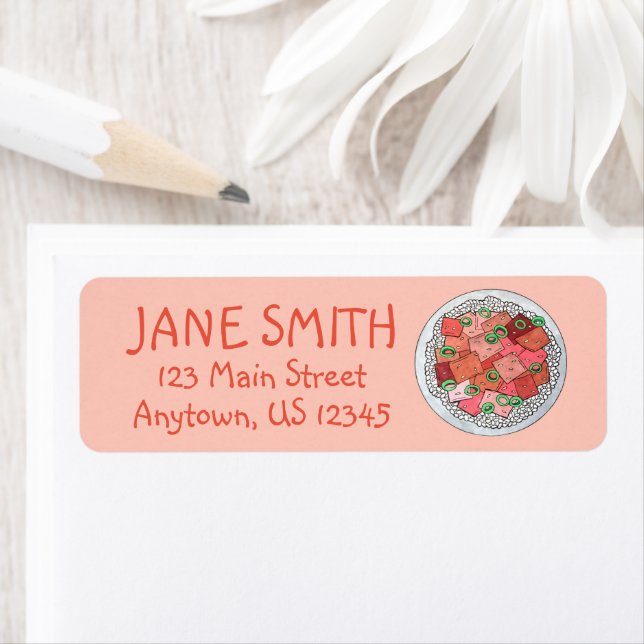 Hawaii Cuisine Ahi Tuna Poké Bowl Hawaii Food Returadress Etikett (Insitu)