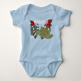 Hawaii Cute Tropical Sea Turtle Baby Suit  T Shirt
