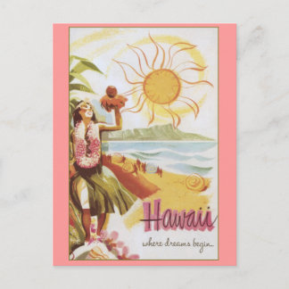 Hawaii - där drömmar börjar vykort