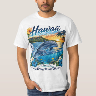 Hawaii Delfiner T Shirt