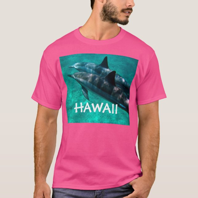 Hawaii delfinT-tröja T-shirt (Framsida)