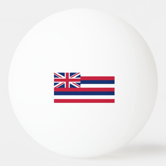 Hawaii delstatlig flagga pingisboll (Baksidan)