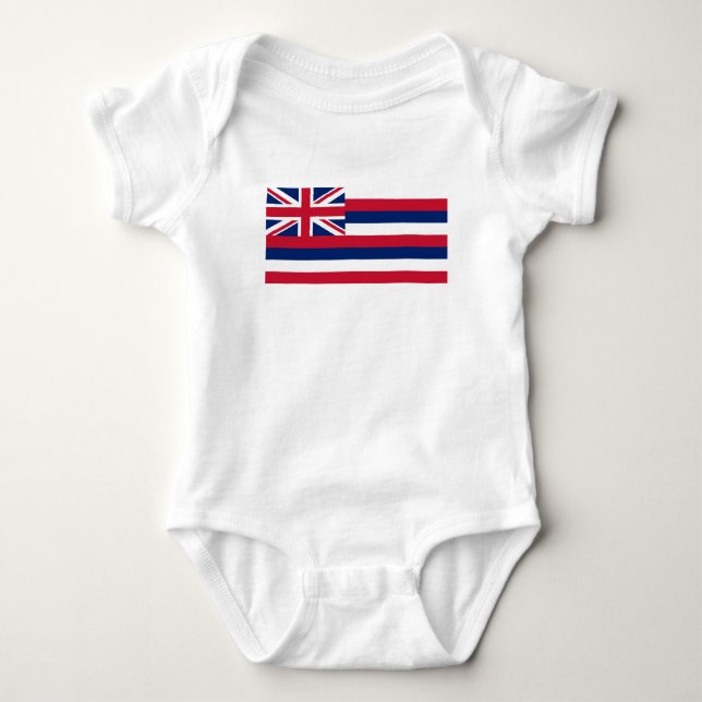 Hawaii delstatlig flagga t shirt (Framsida)