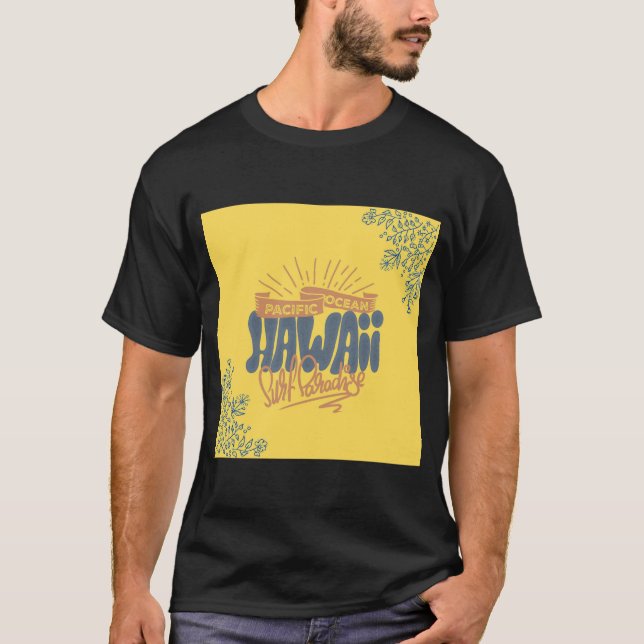 Hawaii Design Logotyp – Tropiska Vibrationer och O T Shirt (Framsida)
