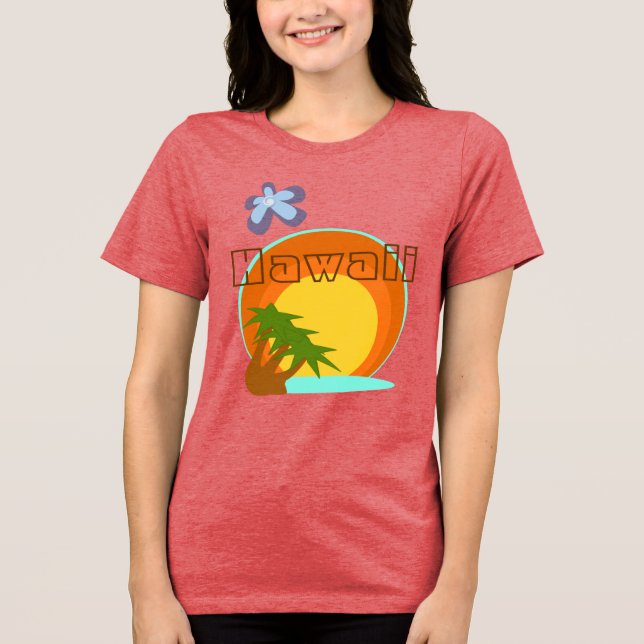 Hawaii Destination Vacation Shirt T (Framsida)