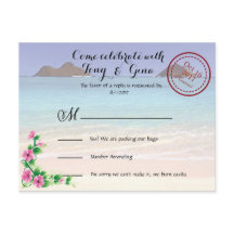 Hawaii Destination Wedding OSA Postcard