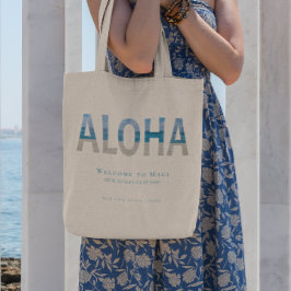 Hawaii Destination Wedding Välkomsthäst för Hotel Tygkasse