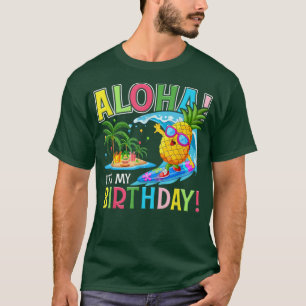 Hawaii Det är min födelsedagsfest Aloha Hawaiiansk T Shirt