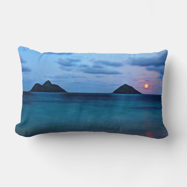 Hawaii Drömmar och Tropiska Vindar Kudde Lanikai (Framsida)