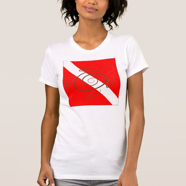 Hawaii dyka t-shirt (Framsida)