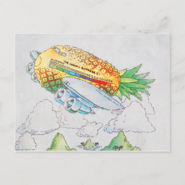 Hawaii Express Airline Vykort (Framsida)