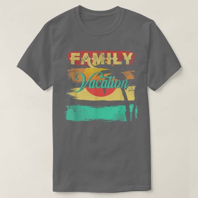 Hawaii Family Vacation Aloha Ocean Hawaiian T Shirt (Design framsida)