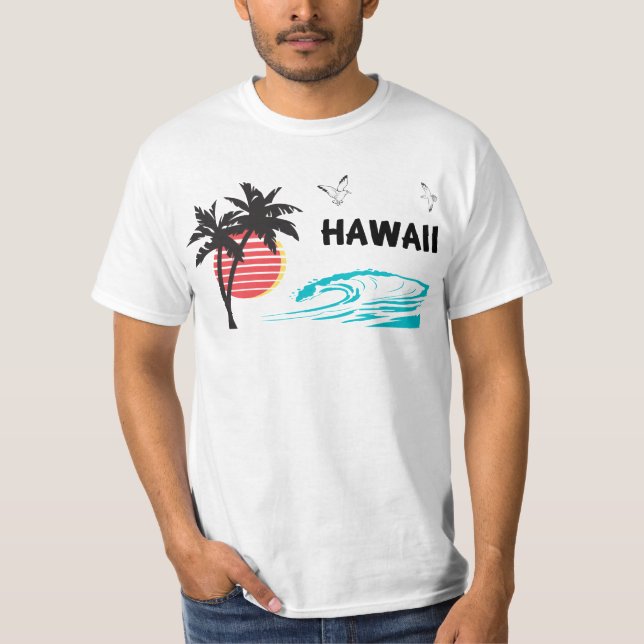 Hawaii Family Vacation Travel Tshirt Tee (Framsida)