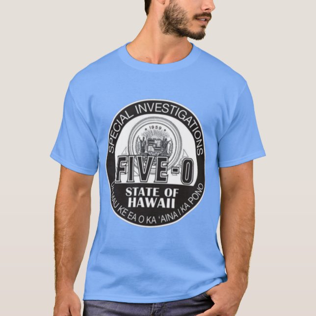 Hawaii Fem0 Emblem T Shirt (Framsida)
