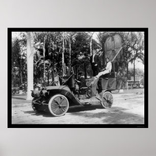 Hawaii festivalflöte med den Yale standerten 1912 Poster