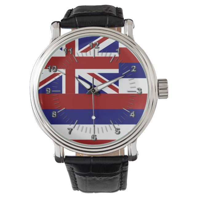 Hawaii flagga armbandsur (Framsida)