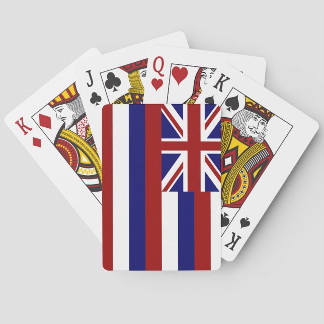 Hawaii flagga casinokort (Baksidan)