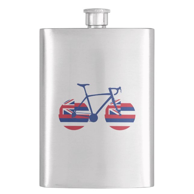 Hawaii Flagga Cycling Fickplunta (Framsidan)