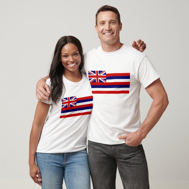 Hawaii Flagga, Flagga av Hawaii T Shirt (Unisex)