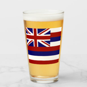 Hawaii flagga glaskopp
