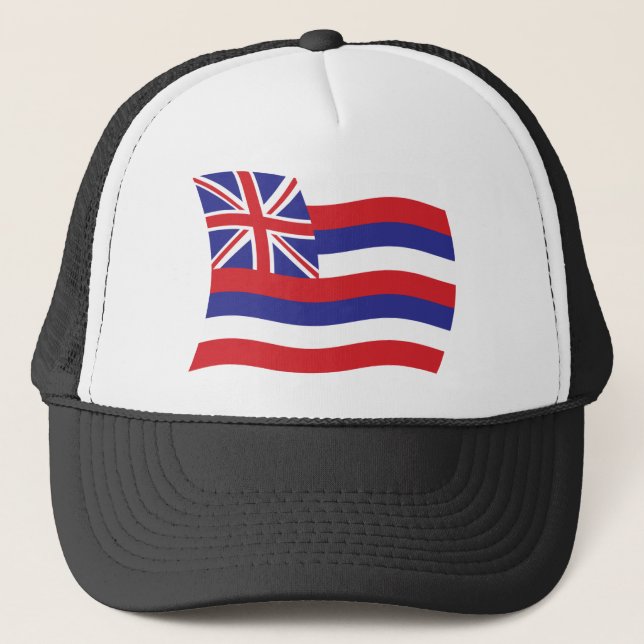 Hawaii Flagga Hat Keps (Framsida)