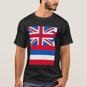 Hawaii Flagga Hawaiianskt Hjärta Stolt Arv Statlig T Shirt