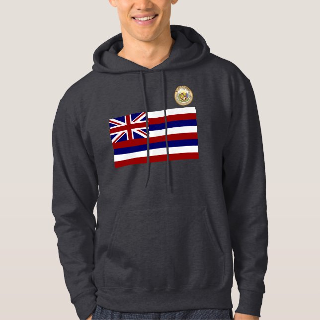 Hawaii flagga hoodie (Framsida)