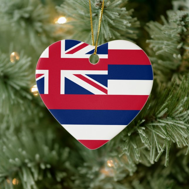 Hawai'i Flagga Julgransprydnad Keramik (Träd)