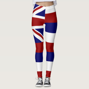 Hawaii flagga leggings