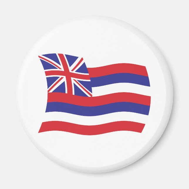Hawaii Flagga Magnet (Framsidan)
