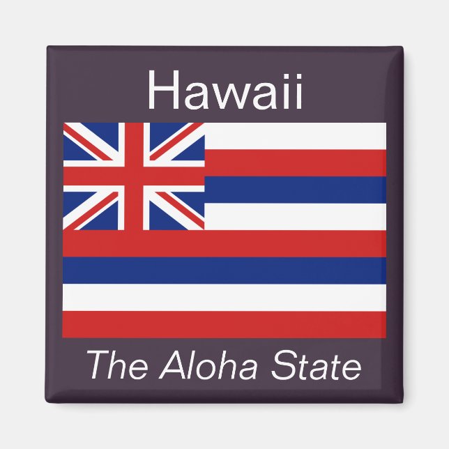 Hawaii Flagga Magnet (Framsidan)