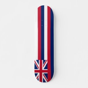 Hawai'i Flagga Mini Skateboard Bräda 18,5 Cm