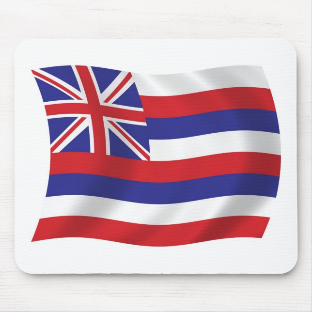 Hawaii Flagga Mousepad Musmatta (Framsidan)