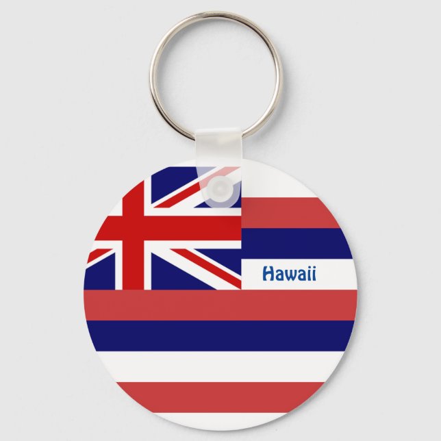 Hawaii Flagga Nyckelring (Framsida)