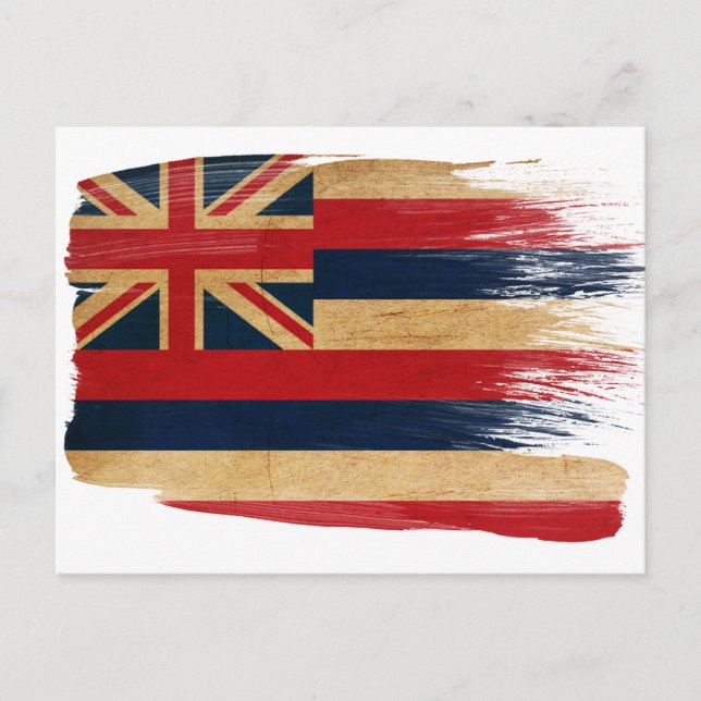 Hawaii Flagga Postcards Vykort (Framsida)