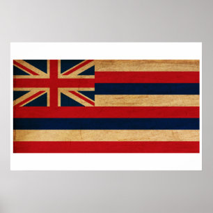 Hawaii Flagga Poster