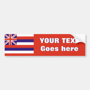 Hawaii flagga: Skapa ditt eget Bildekal
