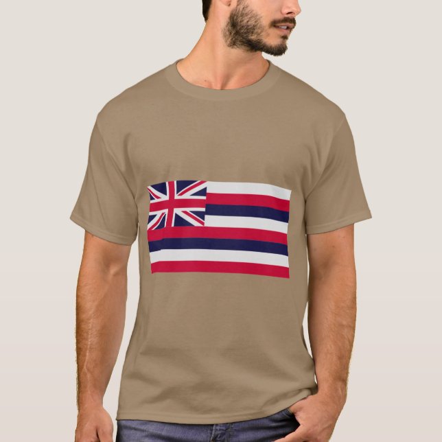 Hawaii flagga t shirt (Framsida)