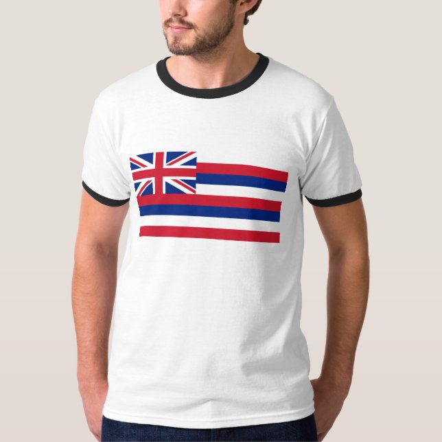 Hawaii FLAGGAinternationell T-shirt (Framsida)