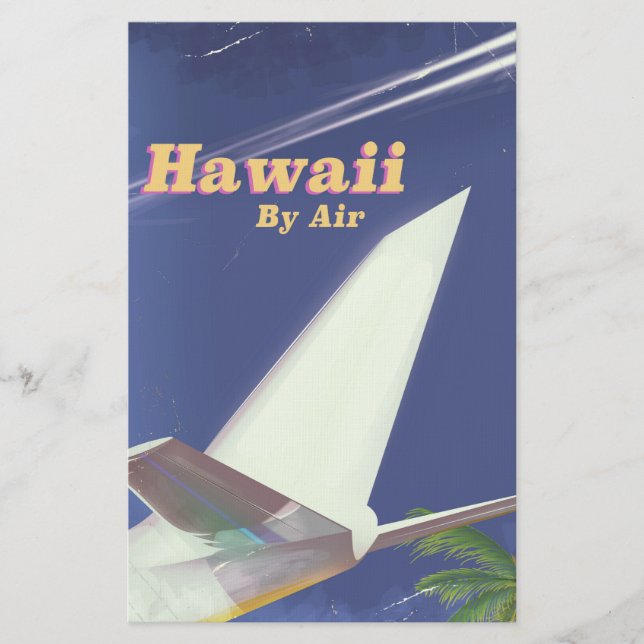 Hawaii Flight-vintagens semester Brevpapper (Framsida)